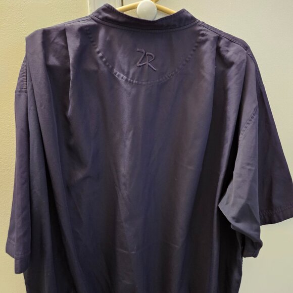 Zero Restriction Short Sleeve Pullover Windbreaker Blue Large L - Golf Shirt - Picture 6 of 8